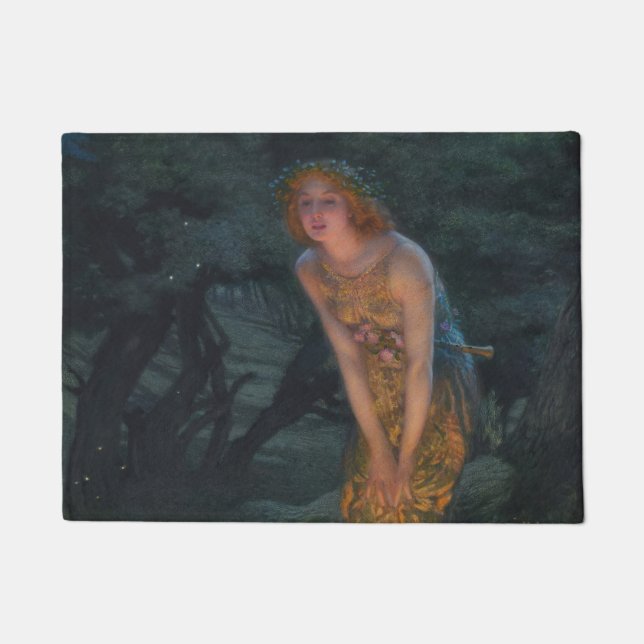 Paillasson Mi-été Eve Edward Robert Hughes fées imaginaire (Devant)