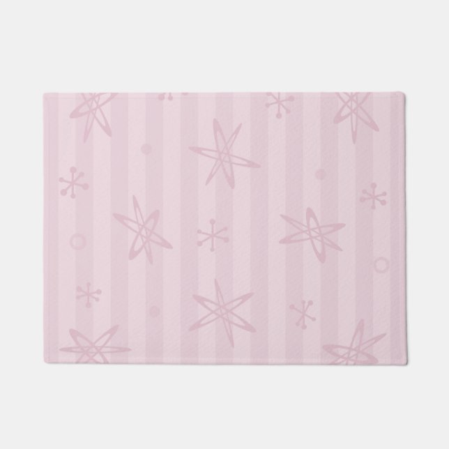 Paillasson Mi-siècle moderne rose pâle (Devant)