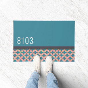 Paillasson Mid Century Modern House Adresse Années 70