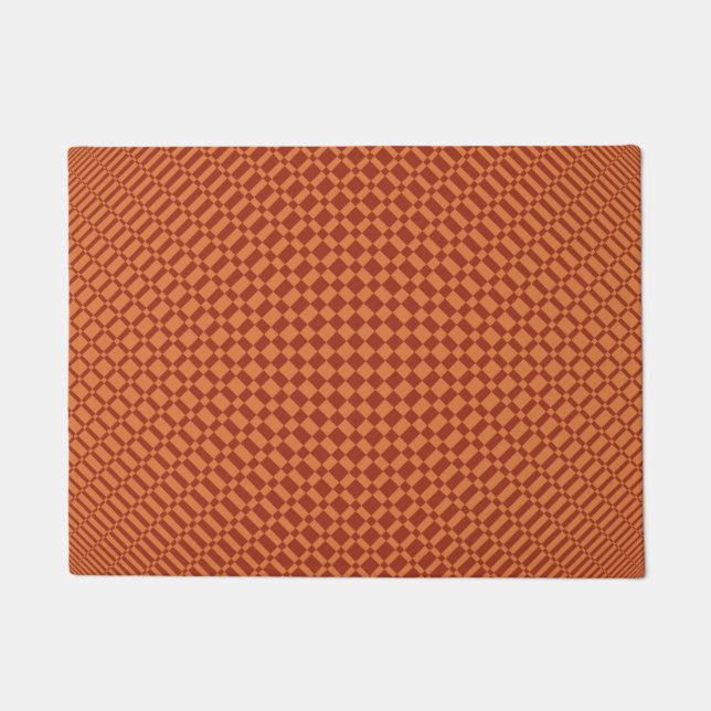 Paillasson "Mirage"| Amberglow on Terracotta| (Devant)