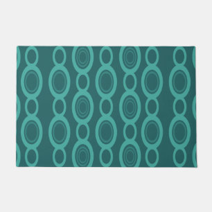 Paillasson Mmilieu du siècle - Chaîne moderne Liens Turquoise