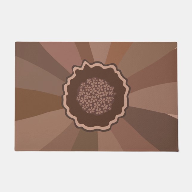 Paillasson Mocha Mousse Daisy Floral (Devant)