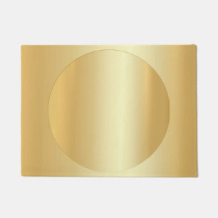 Paillasson Modèle blanc personnalisé Glamor Faux Or moderne
