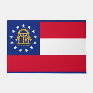 Paillasson Modèle du drapeau de l'État de Géorgie