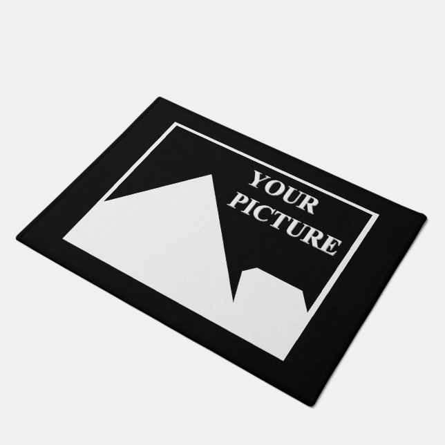 Paillasson Moderne simple Créez votre propre image Mariage (Incliné)