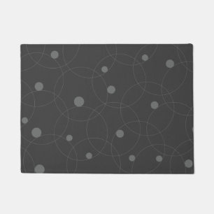 Paillasson Moderne, simple, ludique, amusant motif de cercles