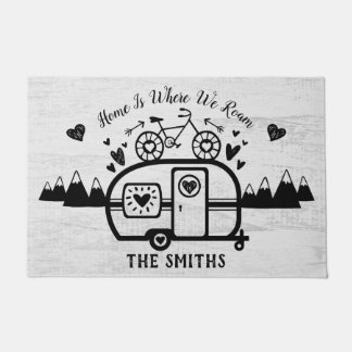 Paillasson Modes de vie de la remorque de camping Rustic Rv