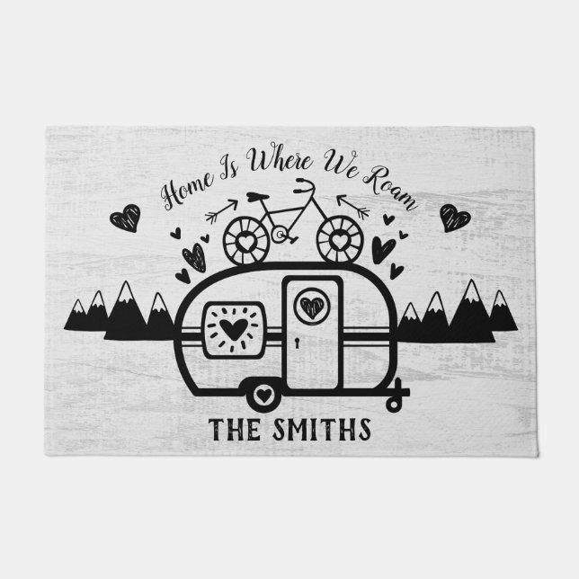 Paillasson Modes de vie de la remorque de camping Rustic Rv (Devant)