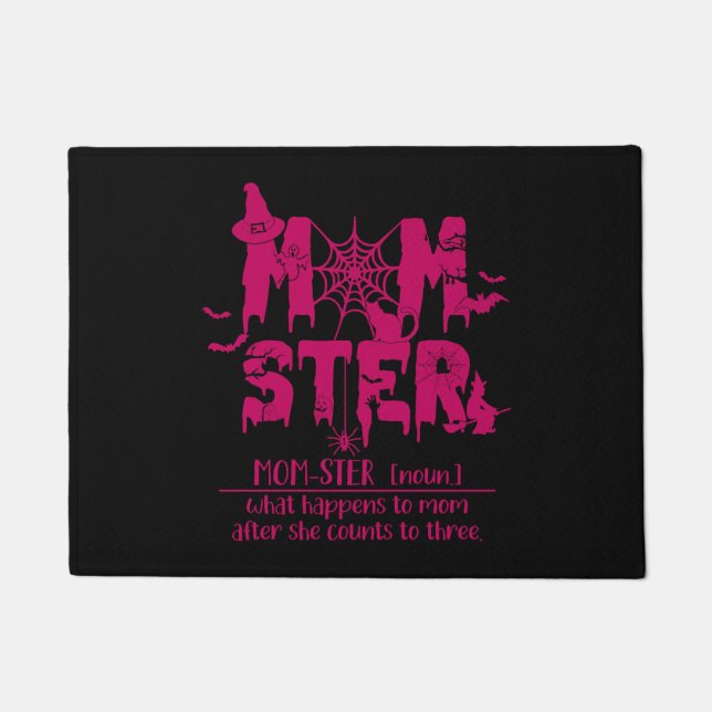 Paillasson Momster - Maman Monster Mère Costume Halloween (Devant)