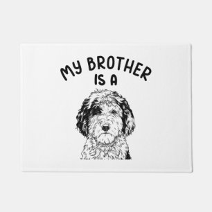 Paillasson Mon frère est un chien de berceau drôle