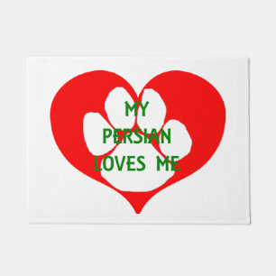Paillasson mon persan m'aime