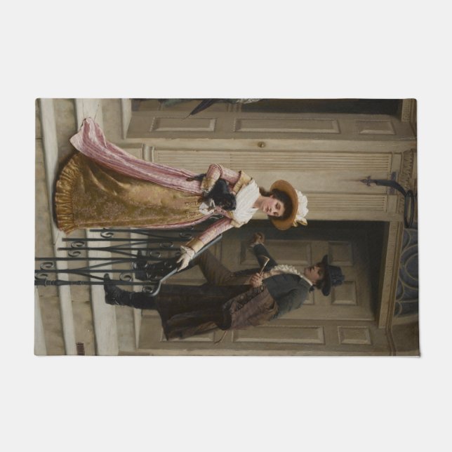 Paillasson Mon voisin de la porte suivante (couple de flirts) (Devant)