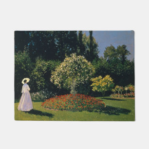 Paillasson Monet - Femme dans le jardin