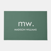 Monogram Pastel Élégant Design Moderne Minimaliste