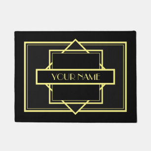 Paillasson Monogramme Art déco - Or