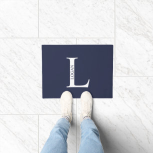 Paillasson Monogramme personnalisé et porte de nom