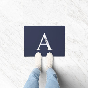 Paillasson Monogramme personnalisé et porte de nom