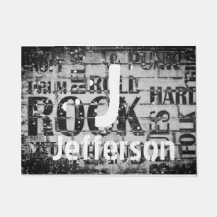 Paillasson Monogramme Rock & Roll