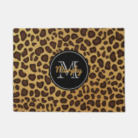 Monogramme sauvage de famille de poster de animal