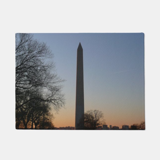 Paillasson Monument de Washington au coucher du soleil (Devant)