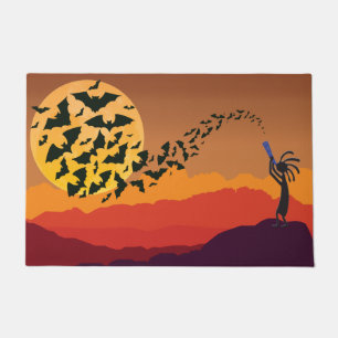 Paillasson Moon Kokopelli Halloween