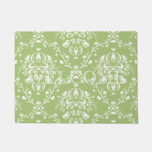 Paillasson Moss Green Damask