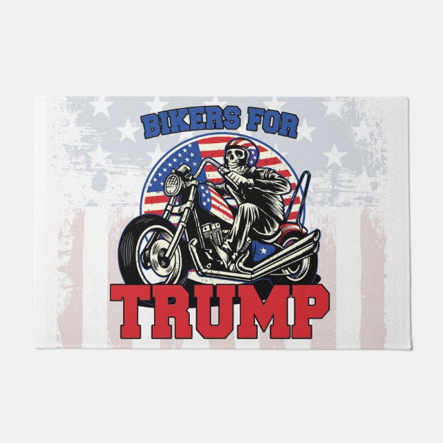 Paillasson Motards pour le Président patriote Motorcycle (Devant)