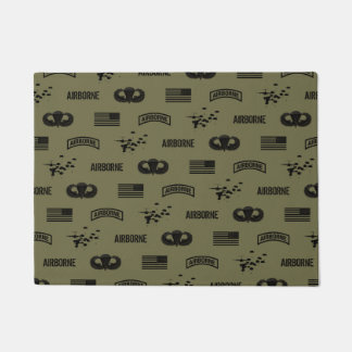 Paillasson Motif aéroporté (vert)