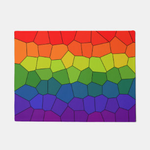 Paillasson Motif arc-en-ciel