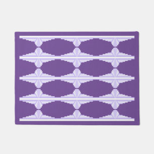 Paillasson Motif Art déco à Lilac