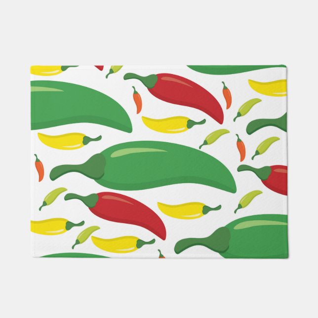 Paillasson motif au piment (Devant)