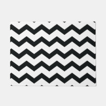 Motif Chevron noir et blanc