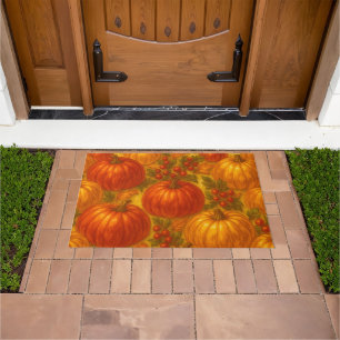 Paillasson Motif Citrouille de récolte - L'automne Thanksgivi