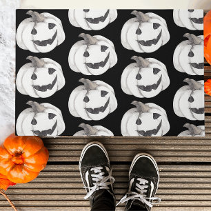 Paillasson Motif Citrouille éffrayant Bonne Halloween