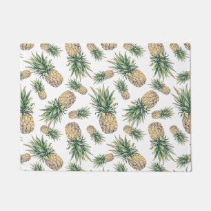 Paillasson Motif d'ananas aquarelle