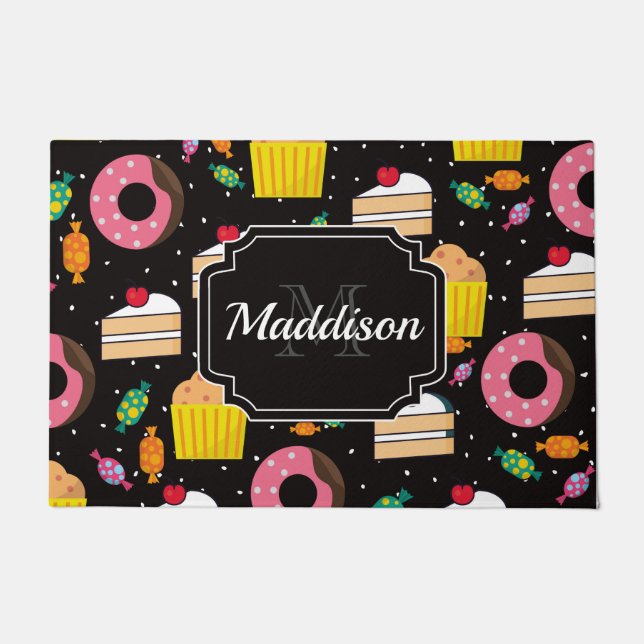 Paillasson Motif de bonbons mignon (Devant)