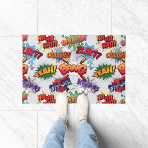 Paillasson Motif de bulle Superhero