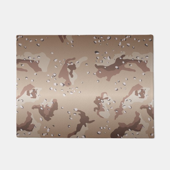 Paillasson Motif de camouflage de Camo de désert (Devant)