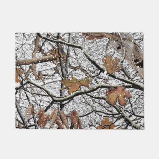 Paillasson Motif de chasse à la neige au Camouflage 2