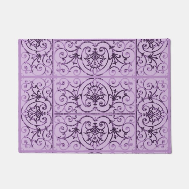Paillasson Motif de défilement Lilac (Devant)