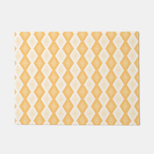 Paillasson Motif de diamant jaune