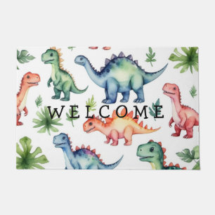 Paillasson Motif de dinosaure personnalisé tendance