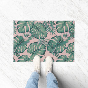 Paillasson Motif de feuille tropicale