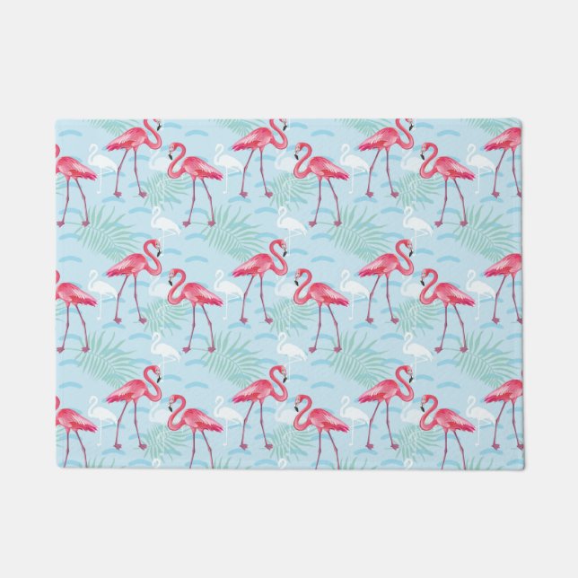 Paillasson Motif de Flamant rose (Devant)