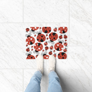 Paillasson Motif De Ladybugs, Mignons Ladybugs, Red Ladybugs