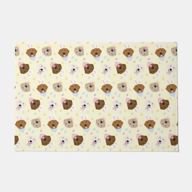 Paillasson Motif de l'épreuve de Pâques Bunny (Devant)