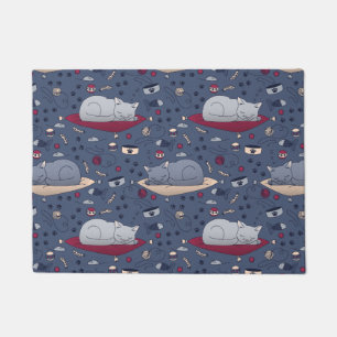 Paillasson Motif de rêve de chats doux et confortable