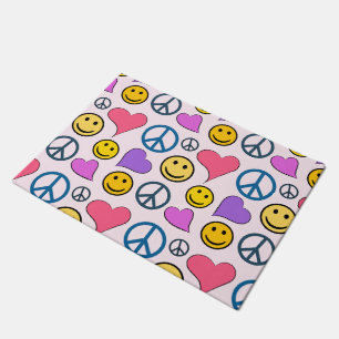 Paillasson Motif de Rire d'amour pour la paix
