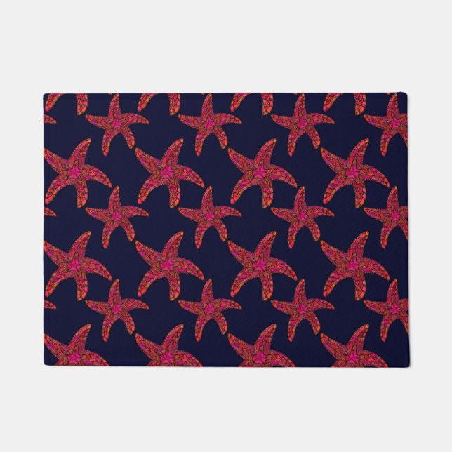 Paillasson Motif de style poisson étoilé (Devant)