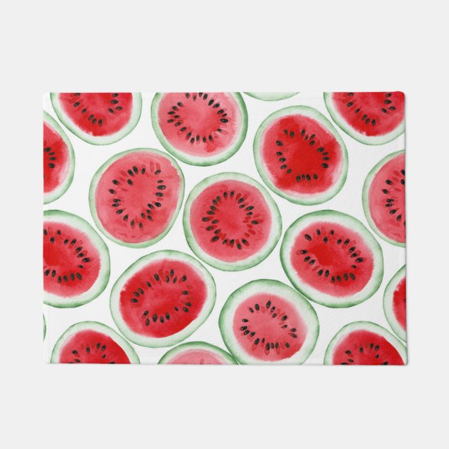 Paillasson Motif de tranches de pastèque (Devant)